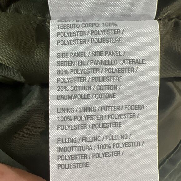 Susan Graver Women's Mixed Media Olive Green Zip Up Coat Jacket Plus Size 1X - Picture 10 of 10